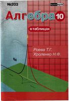 Алгебра в таблицах 10 класс Роева Хроленко