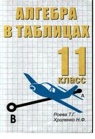 Алгебра в таблицах 11 класс Роева Хроленко