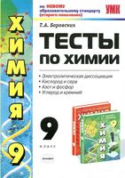 Тесты по химии 9 класс Электролитическая диссоциация Боровских