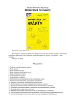 Шпаргалка по аудиту Лукьянчук