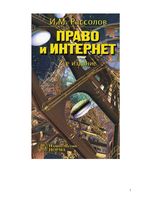 Право и интернет Теоретические проблемы Рассолов