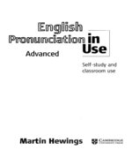 English Pronunciation in Use. Advanced