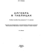 Алгебра в таблицах. 7-11 классы