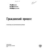 Гражданский процесс. Схемы и комментарии