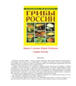 Грибы России