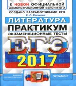 ЕГЭ 2017. Литература. Практикум. Экзаменационные тесты.