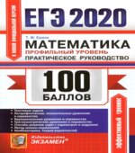 ЕГЭ 2020. Математика. 100 баллов. Профильный уровень. Практическое руководство