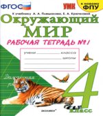 Окружающий мир. 4 класс. Рабочая тетрадь в 2 частях к учебнику Плешакова А.А