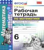 Рабочая тетрадь по математике. 6 класс. В 2 частях. К учебнику Никольского С.М.