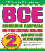 Русский язык. 2 класс. Вопросы к итоговой аттестации.