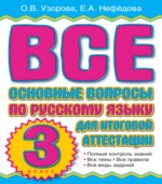 Русский язык. 3 класс. Вопросы к итоговой аттестации.