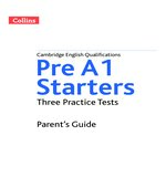 Pre A1 Starters. Three Practice Tests