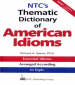 NTC's Thematic Dictionary of American Idioms