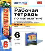 Рабочая тетрадь по математике. 6 класс. В 2 частях. К учебнику